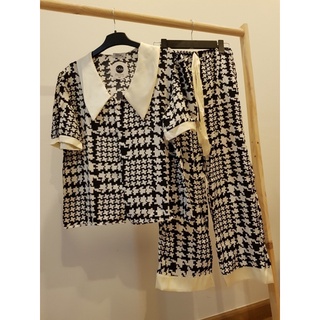 pijama lụa mềm mịn❤️ cổ nhọn ❤️ đồ bộ đồ mặc nhà dễ thương
