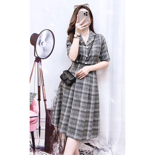 Set váy kẻ rời G400 có BIGSIZE chất liệu cao cấp mặc thoải mái dễ tách ra phối cùng các loại đồ khác - GEM Fashion