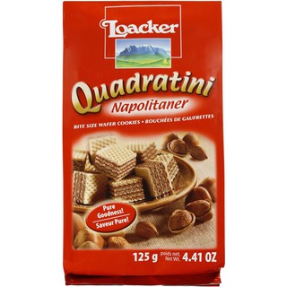 Bánh xốp kem hạt dẻ hiệu Loacker – túi 125gr