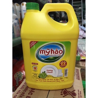 Nước rửa chén Mỹ Hảo hương chanh can 3.8kg