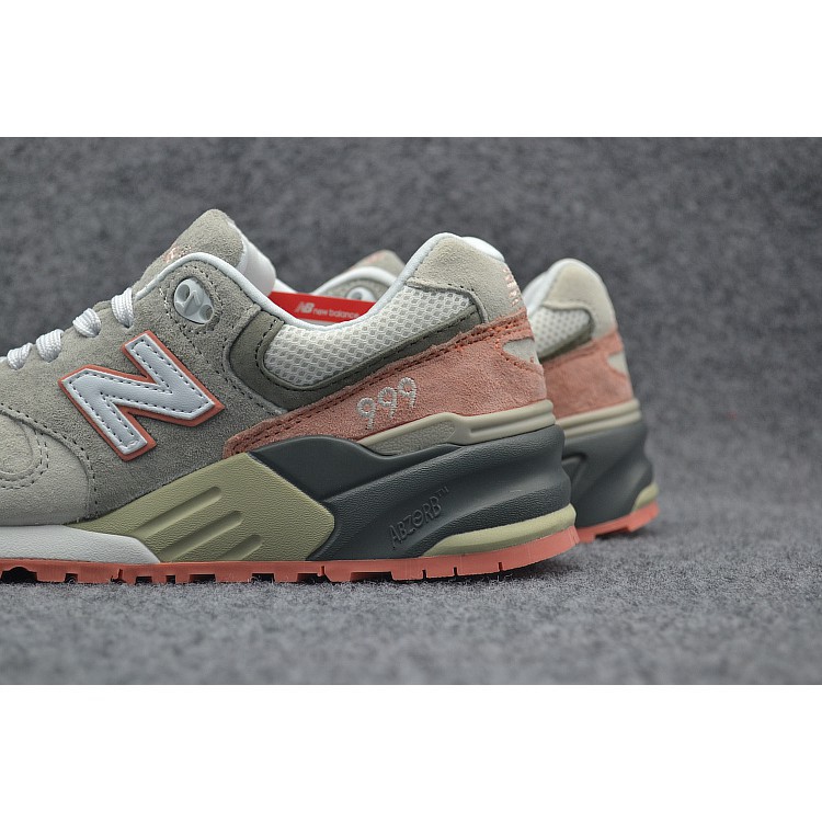 new balance 999 nb999 gray pink color for women men sport running shoes size36-44