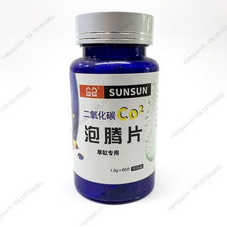 CO2 Dạng Viên Nén Cho Hồ Thủy Sinh (60 Viên/Hộp)