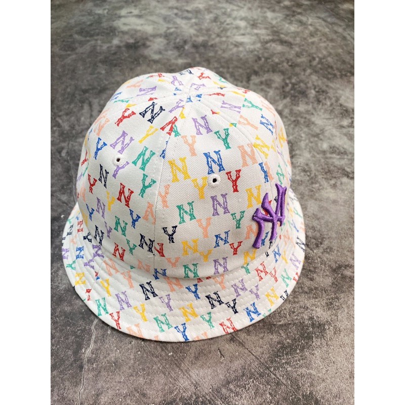 Mũ tròn thể thao nam Nữ , mũ bucket xuất xịn logo thêu N.Y