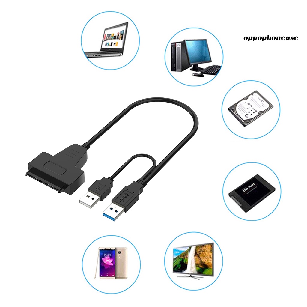 OPPO Cáp Chuyển Đổi Usb 3.0 Sang Sata Cho Ổ Cứng Ssd Hdd 2.5 / 3.5 Inch | BigBuy360 - bigbuy360.vn