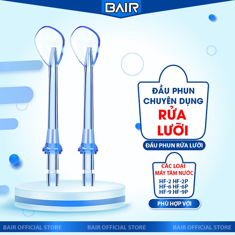 Đầu xịt vệ sinh lưỡi máy tăm nước chính hãng Bair BF 8 Pro