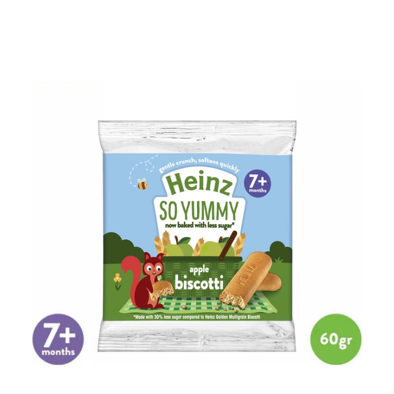 Bánh Ăn Dặm Heinz Bánh Quy Cho Bé Từ 7m+ Tháng Tuổi Trở Lên