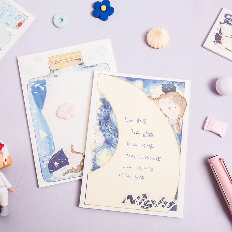 Set 30 / 60 Giấy Ghi Chú Họa Tiết Hoạt Hình Đáng Yêu
