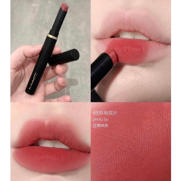 Son Mac Chính Hãng Powder Kiss Velvet Blur Slim Stick, son mac thỏi dài mới các màu hot nhất