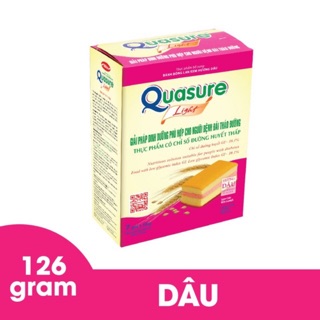 Bánh bông Lan Quasure light dâu dành cho người ăn kiêng người bị tiểu đường