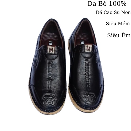 Giày Công Sở Nam Giày Lười  Phong Cách Hàn Quốc Da Bò Lịch Lãm Trẻ Trung Năng Động