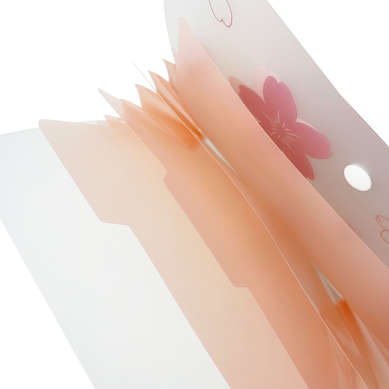 File Tài Liệu Đứng Campus 5 Ngăn DF-5Y-SKR - Màu Hồng Cam