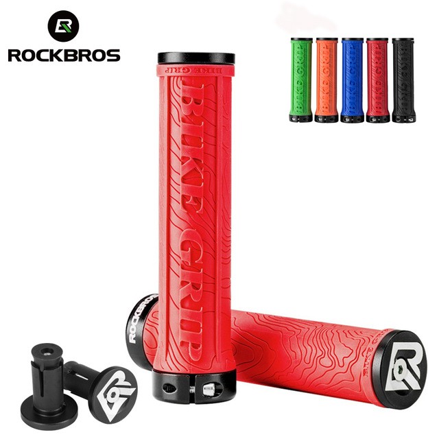 Tay lái xe đạp ROCKBROS 3D bằng cao su TPR chống trượt