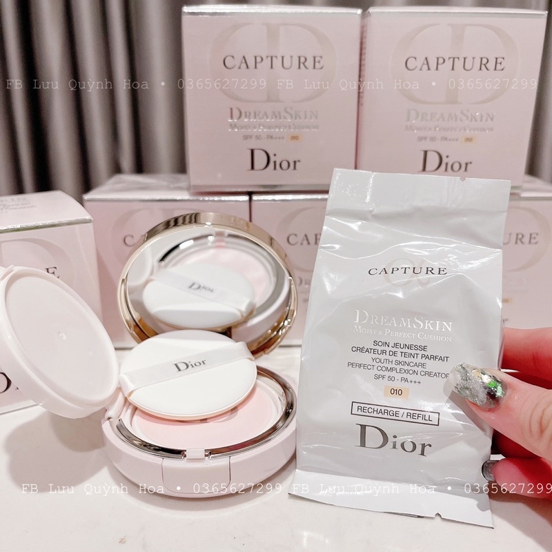 Phấn nước Dior Capture Dream Skin Moist & Perfect Cushion kèm refill như ảnh tone 10 | BigBuy360 - bigbuy360.vn