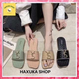 Dép lê ys bốn màu Đen Vàng Hồng nhạt Xanh