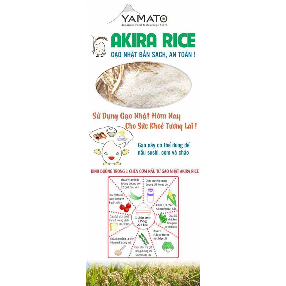Gạo Nhật Bản Akira Rice 5kg | BigBuy360 - bigbuy360.vn