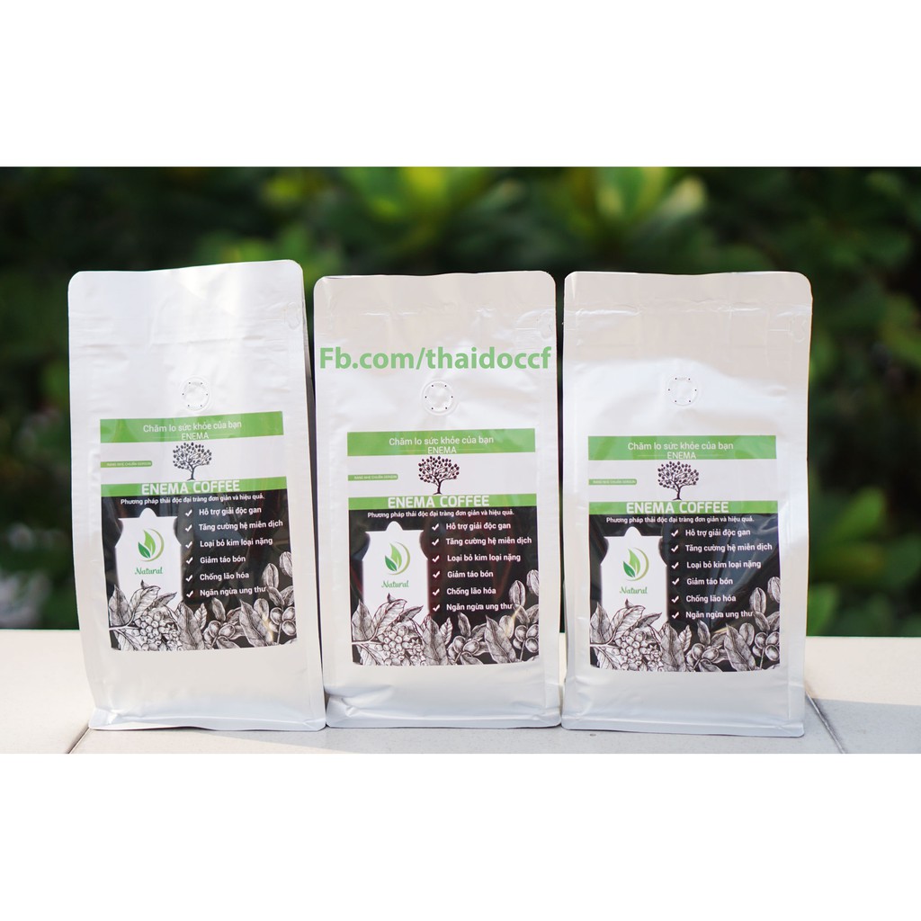 Cà phê thải độc Enema 100% hữu cơ  500gr xuất xứ Việt Nam  Tặng thìa định lượng 10g | BigBuy360 - bigbuy360.vn