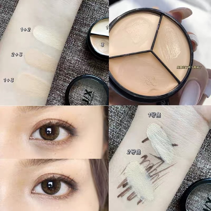 Kem Che Khuyết Điểm Cao Cấp Dupe Pony Effect JIX Không Thấm Nước, Lâu Trôi Tripple Cover Concealer