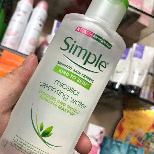 Nước Tẩy Trang Simple Micellar Cleansing Water 200ml  - mỹ phẩm ola