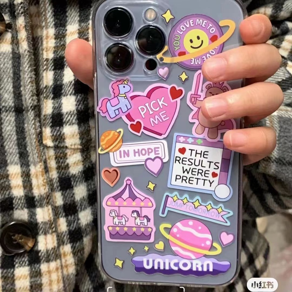 ☆Ốp Điện Thoại In Hình Gấu Hoạt Hình Cho iPhone13 78plus xs Apple 11promax / 12