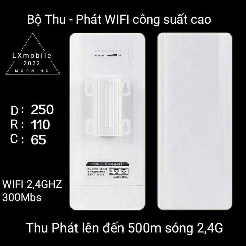 _Thiết bị chuyên thu wifi tầm xa chuẩn N 300Mb/s