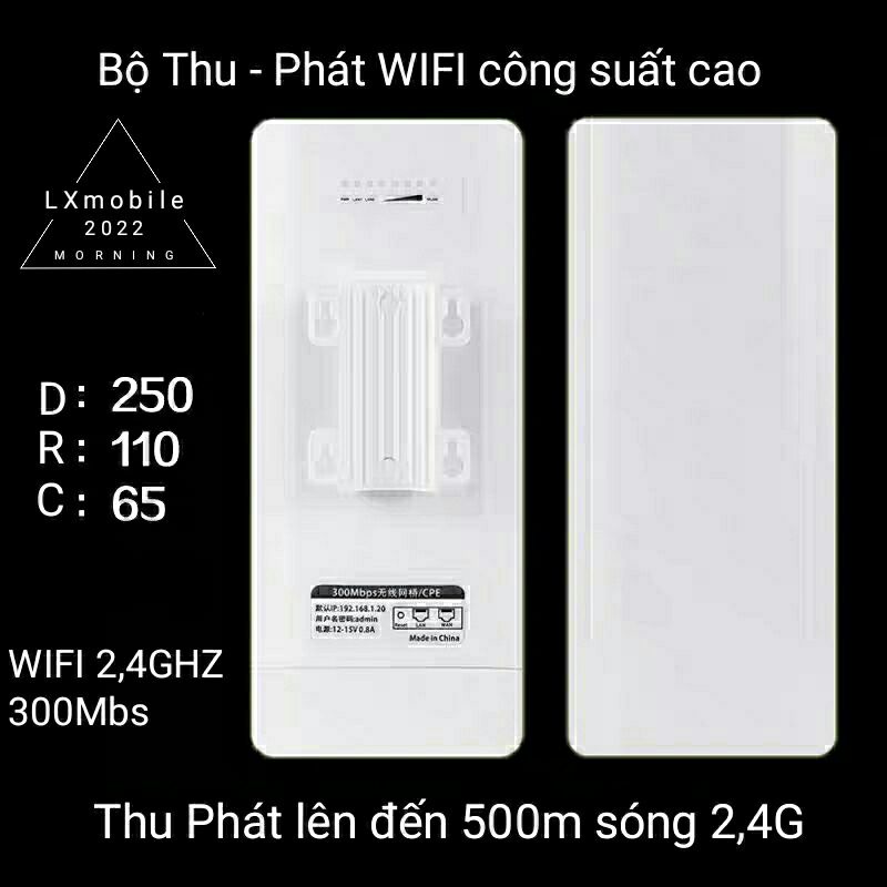 [FREESHIP 99K]_Thiết bị chuyên thu wifi tầm xa chuẩn N 300Mb/s