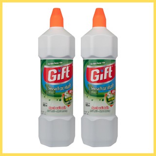 Lốc 2 chai gift nước tẩy nhà tắm bạc hà 900ml