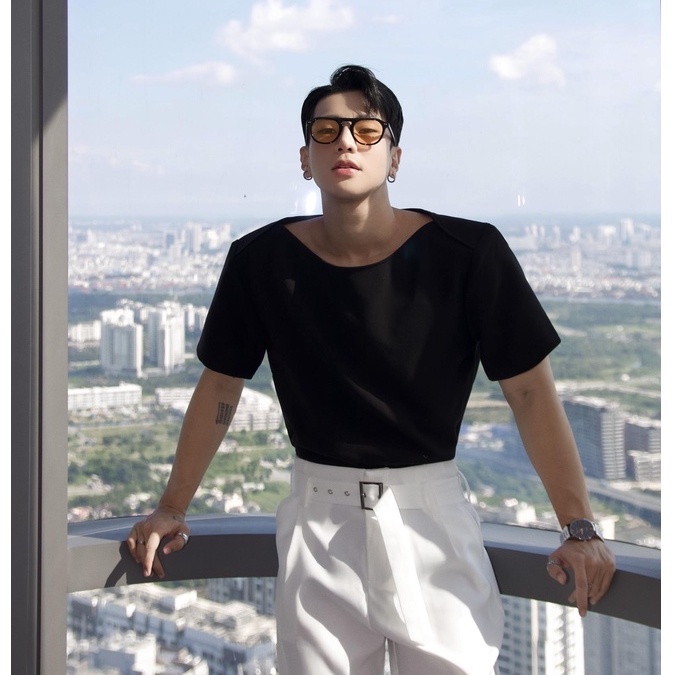 ÁO PHÔNG NAM CÓ ĐỘN VAI KIỂU HÀN QUỐC - YUNN TEE