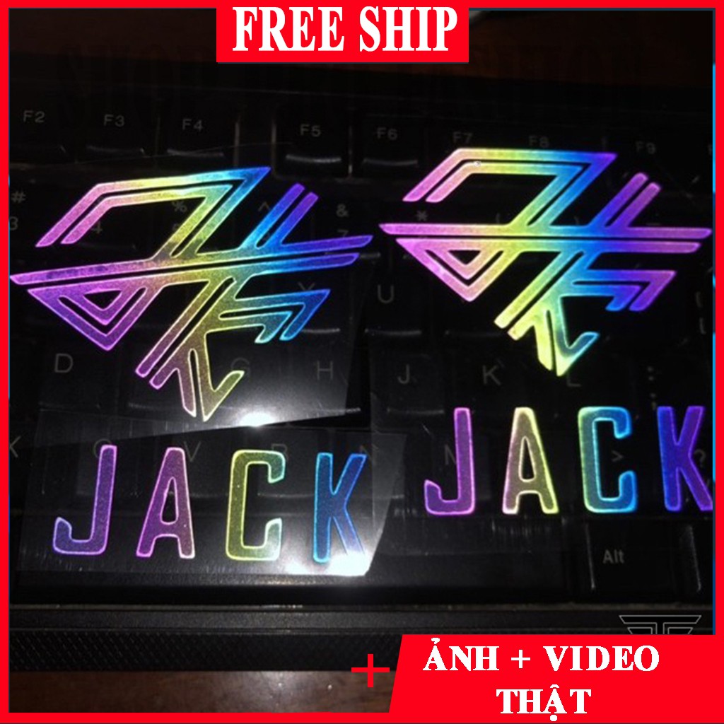 Logo jack j97 Phương Tuấn decal phản quang 7 màu, decal phản quang bạc, là, ủ, ép nhiệt vào tất cả loại áo TTT-RPO SHOP | BigBuy360 - bigbuy360.vn