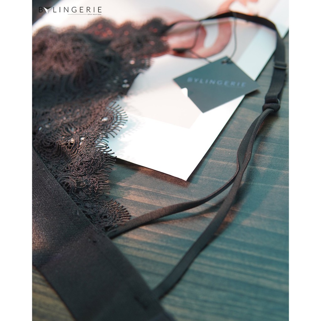Áo Lót Nữ Không Gọng, Bralette Không Mút, Lingerie Set Sexy Màu Đen | BY LINGERIE | B204 | BigBuy360 - bigbuy360.vn