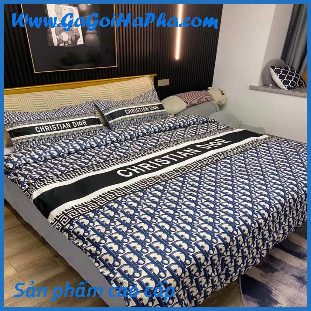 Bộ chăn ga gối nỉ in cao cấp sang chảnh, bộ ga giường nỉ loại 1 xịn xò