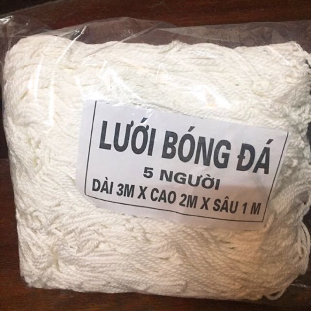 LƯỚI BÓNG ĐÁ SÂN 5, SIZE : 3M×2M