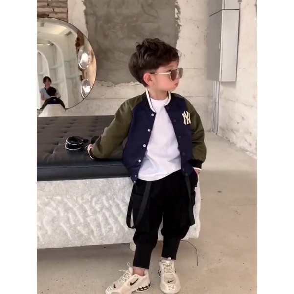 Áo bomber MLB bé trai - bé gái