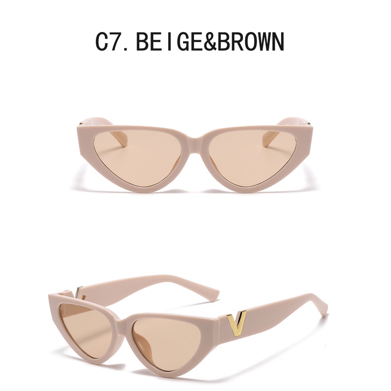 Kính Mát Hình Mèo Chống Tia UV400 Kiểu Dáng Sang Trọng Dành Cho Nữ