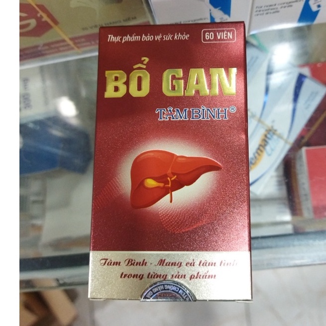 Viên uống Bổ gan Tâm Bình  - Giúp bổ gan, tăng cường chức năng gan , Thanh nhiệt, giải độc, mát gan, bảo vệ gan.