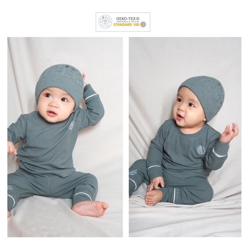 Bộ Hrnee Cài Vai Nỉ Lông