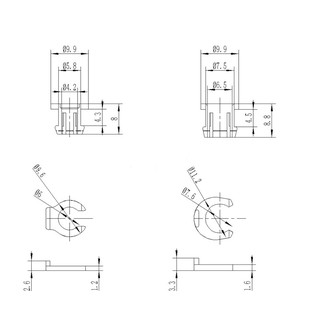 Kẹp giữ ống PTFE cho E3D V6