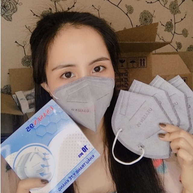 Khẩu trang vnn 95 usasen việt nam hàng chính hãng 4 màu dễ lựa chọn kháng khuẩn cao dây đeo chắc chắn