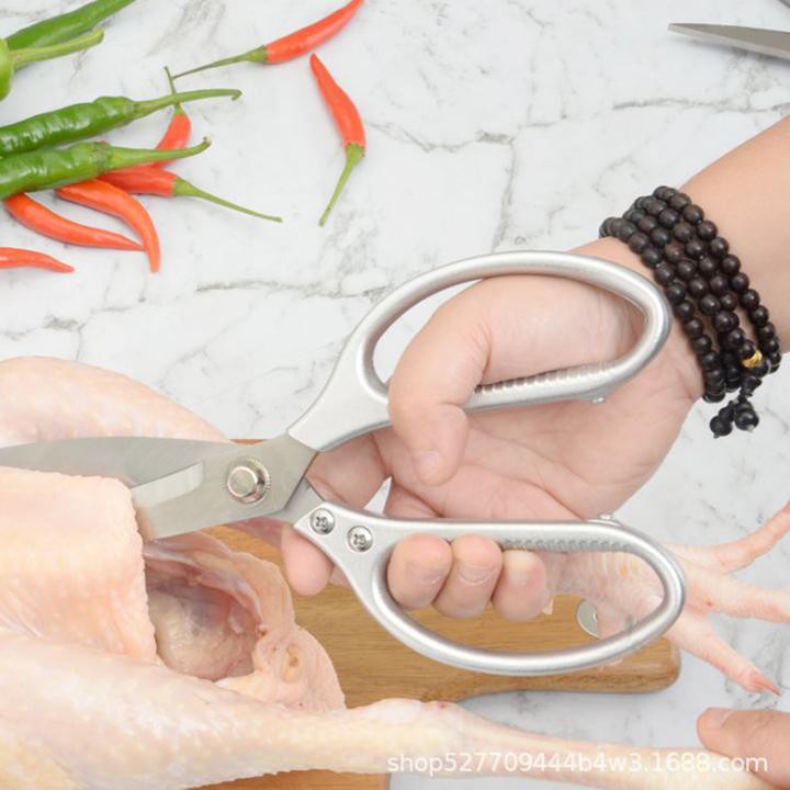 Kéo Nhật Sịn Cắt Thịt Cán Vàng Đa Năng Nhà Bếp