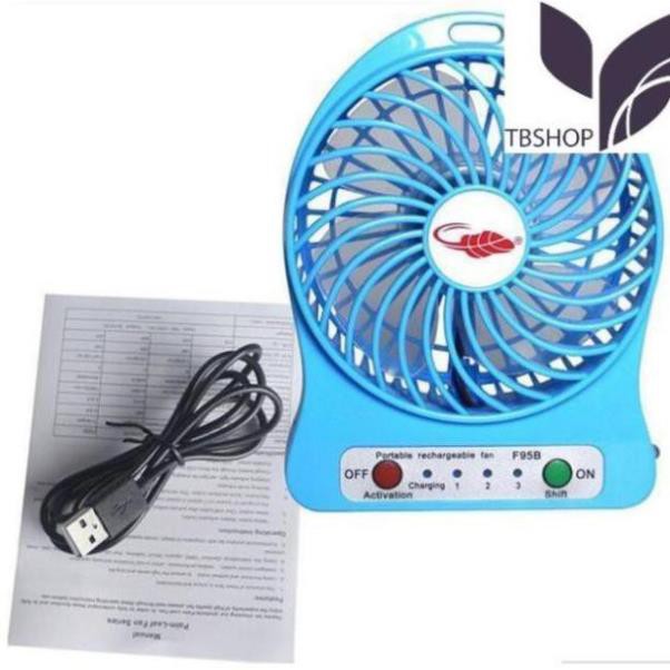 Quạt Sạc Tích Điện USB mini Fan