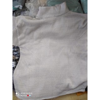 Áo cổ cao 3 phân kẻ