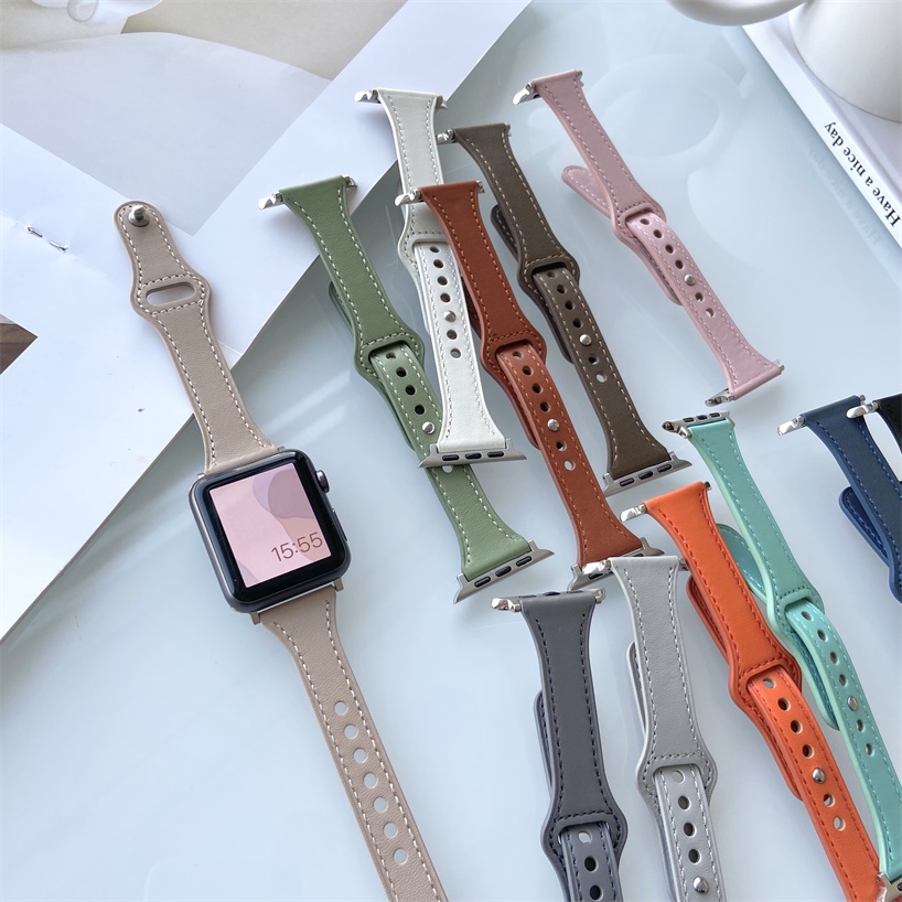 Dây đeo đồng hồ thích sang trọng thích hợp cho Apple iWatch Series 7 6 SE 5 4 3 2 1 nhiều kích cỡ