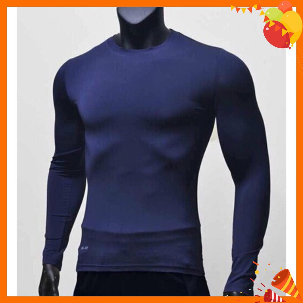 Siêu hot Rẻ vô địch siêu rẻ Áo body giữ nhiệt dài tay co giãn, áo bóng đá dài tay, áo thun nam hàng cao cấp . giảm giá