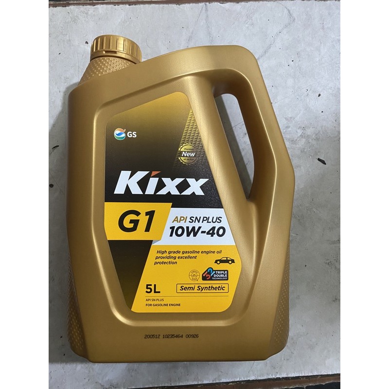 KIXX 10W40 CAN NHỰA 5 LÍT