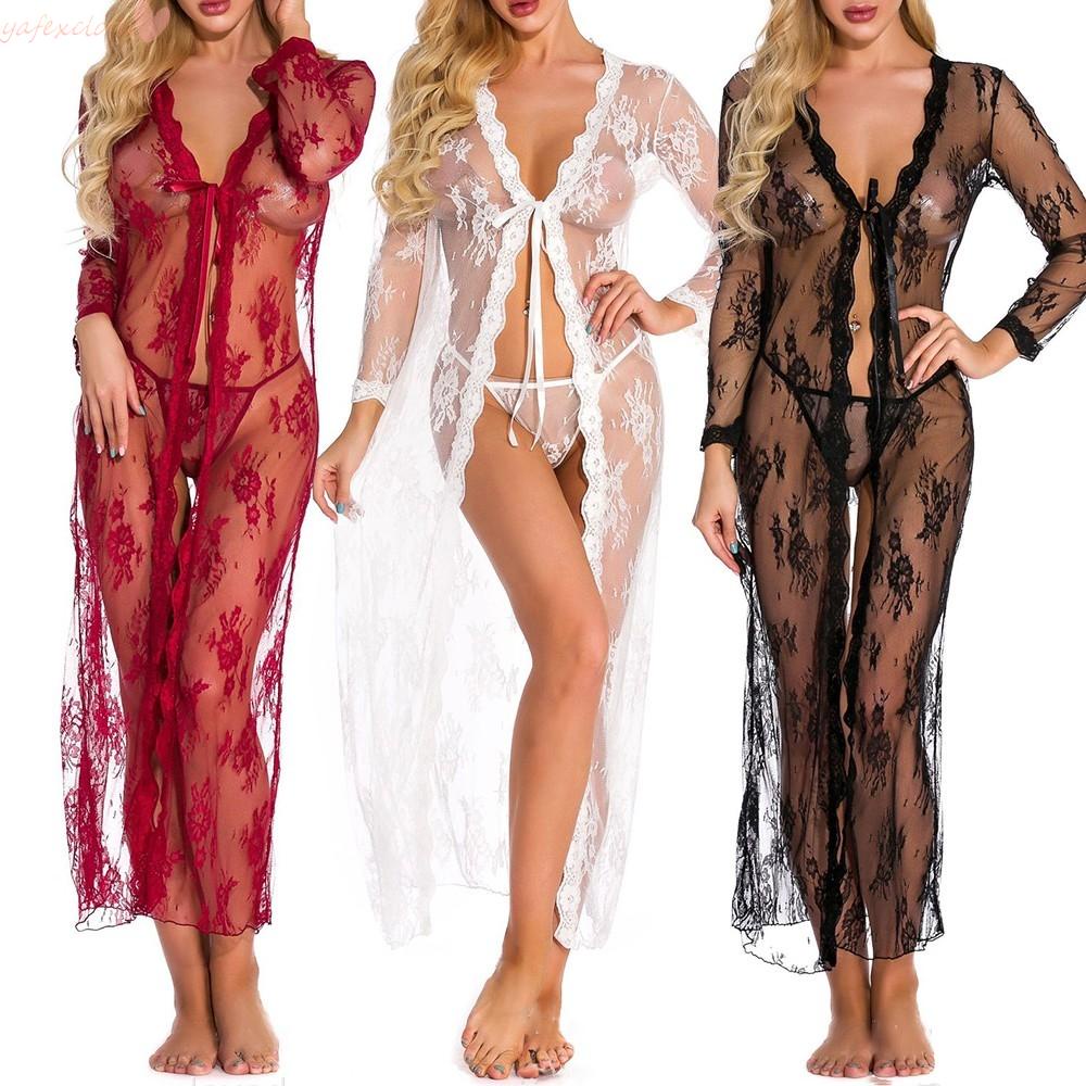 Áo choàng ngủ Kimono dáng dài cho phái nữ
 | BigBuy360 - bigbuy360.vn