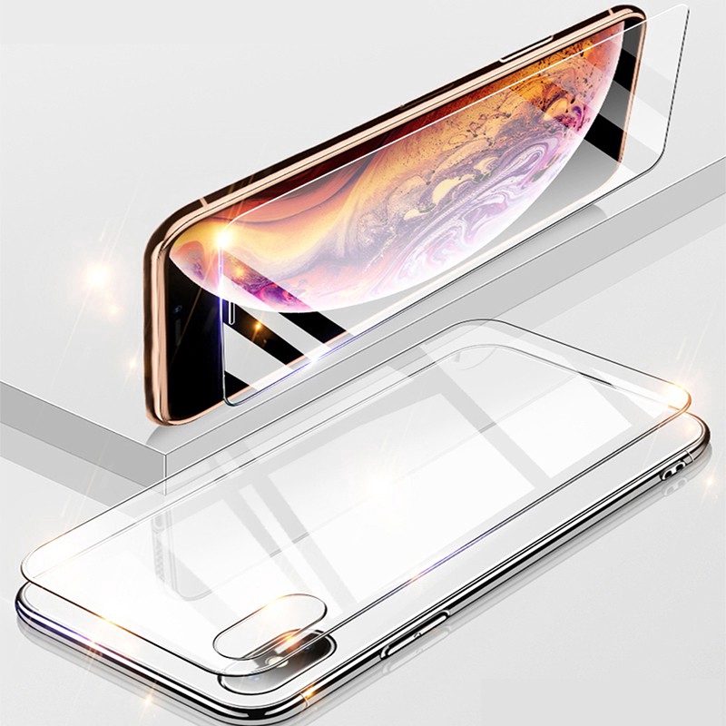 Đã có iphone 12 Kính cường lưc iphone chống bám vân tay chống chám full dòng iPhone12 Pro Max 11 Pro Max SE 2020 7 8 Plus 6s X XS Max XR Front+Back Glass