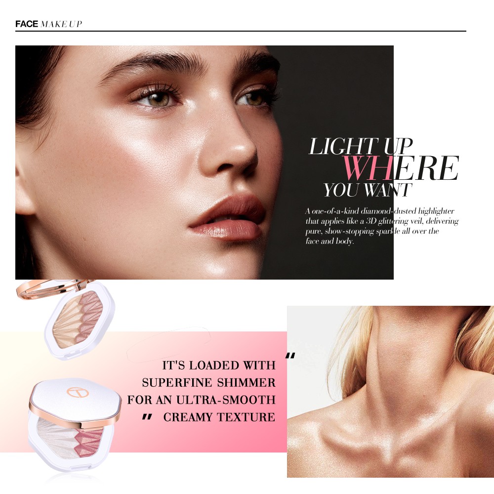 Phấn Bắt Sáng O.TWO.O 2 Trong 1 Lâu Trôi 5 Màu Thời Trang 80g | BigBuy360 - bigbuy360.vn