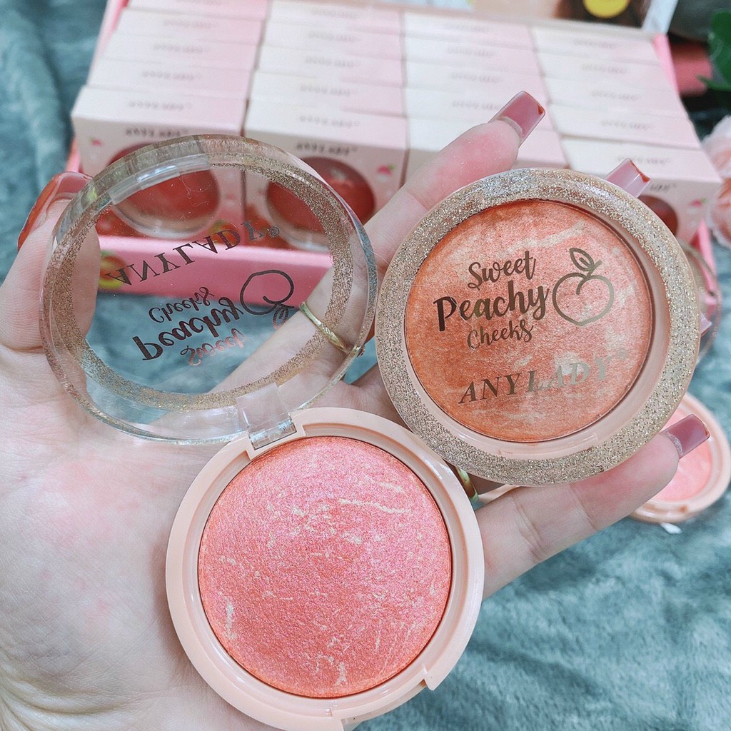 phấn má hồng mix nhũ sweet cheeks lady viền nhũ A4 | BigBuy360 - bigbuy360.vn