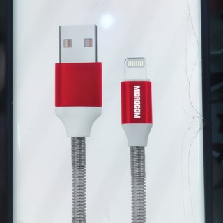 Cáp sạc iPhone lò xo chính hãng microcom