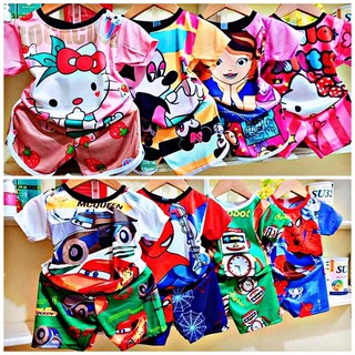 Đồ bộ cho bé thun lạnh 3D ❤️ freeship ❤️ bộ thun lạnh mặc nhà cho bé chất mềm mát