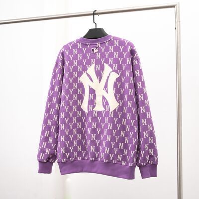 Áo M.L.B. SWEATER MONOGRAM LOGO NY - PURPLE